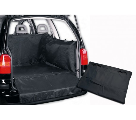 Funda impermeable para el interior del coche (145 x 145 cm) color negro - Para el transporte de animales y materiales