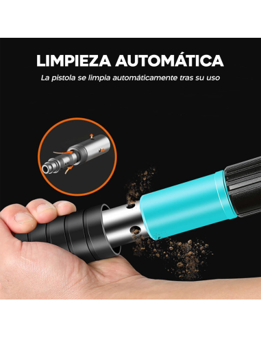 Pistola Clavadora y Remachadora Manual de Acero...