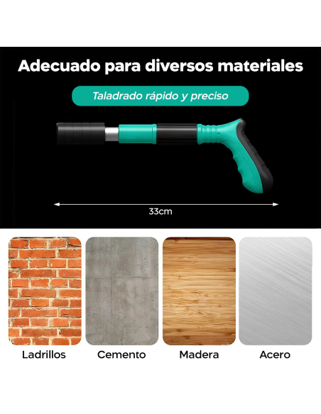 Pistola Clavadora y Remachadora Manual de Acero con Aire Comprimido