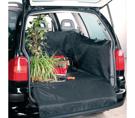 Funda impermeable para el interior del coche (145 x 145 cm) color negro - Para el transporte de animales y materiales