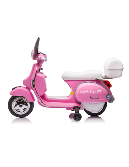 Moto Eléctrica Scooter para Niños LT960 Vespa PX150 Full Napoli con Baúl
