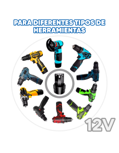 Batería de litio 12V recargable para taladro y herramientas 2