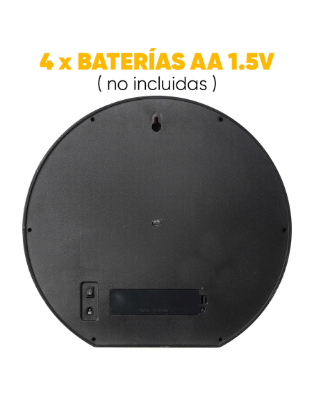 Chimenea Decorativa Redonda Moderna con LED Efecto Llama a Batería