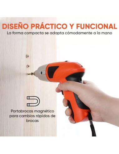 Mini Taladro Atornillador 3.6V Batería...