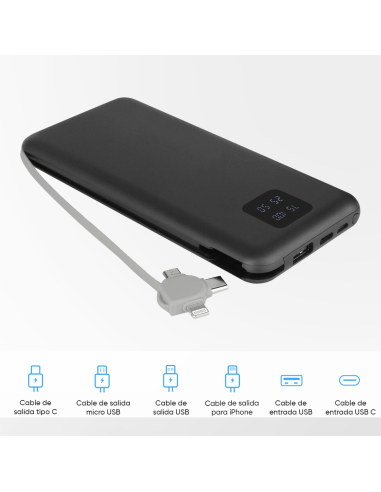 Powerbank 20000mAh Cargador Portátil Rápido con...