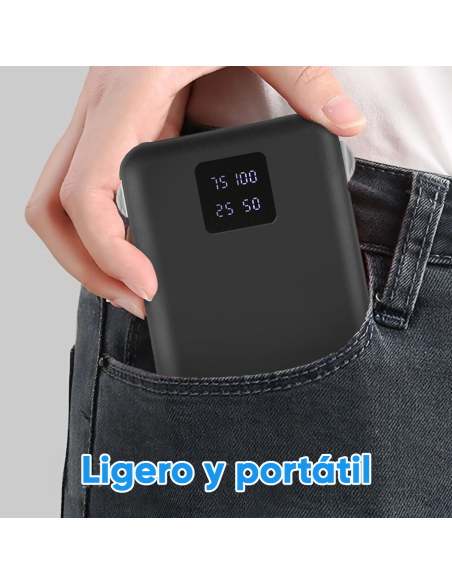 Powerbank 20000mAh Cargador Portátil Rápido con 4 Puertos USB