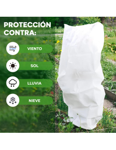 Capucho protector para plantas TNT antihielo transpirable... 2