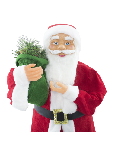 Papá Noel Rojo y Blanco 144409 Adorno Navideño...