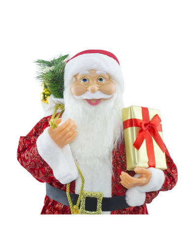 Papá Noel con Traje Rojo y Glitter 144416...