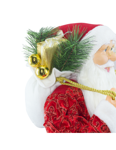 Papá Noel con Traje Rojo y Glitter 144416...