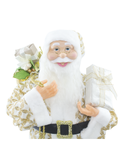 Papá Noel con Traje Crema y Glitter 144494 Adorno... 2