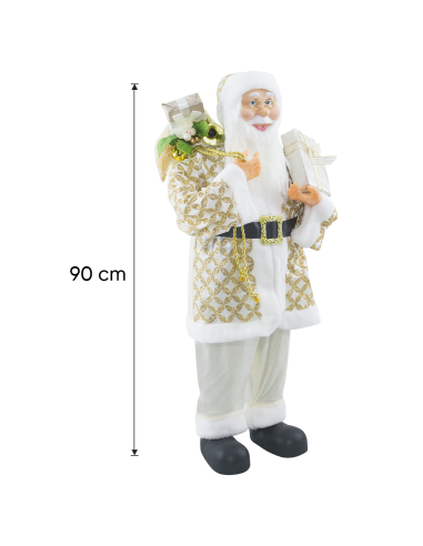 Papá Noel con Traje Crema y Glitter 144494...