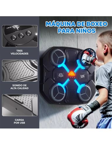 Máquina de Boxeo Musical para Niños con...