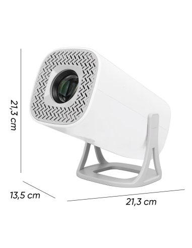 Proyector 4K Ultra HD Portátil Wi-Fi Rotación...