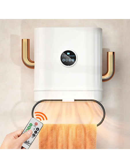 Termoventilador Eléctrico 2600W Estufa Portátil Función Calor y Ventilación