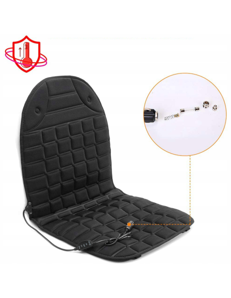 Cubreasiento Calefactable Universal con 2 Niveles de Regulación de Calor