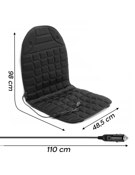 Cubreasiento Calefactable Universal con 2 Niveles de Regulación de Calor