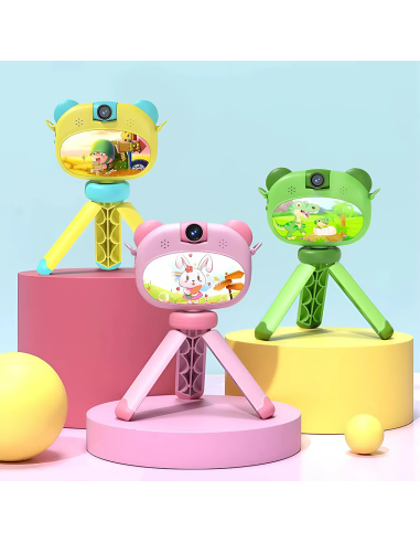Cámara Digital para Niños con Trípode, Fotos,...