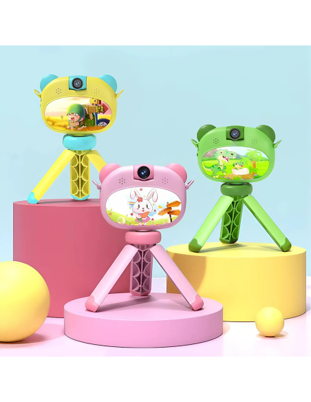 Cámara Digital para Niños con Trípode, Fotos, Videos y Audio