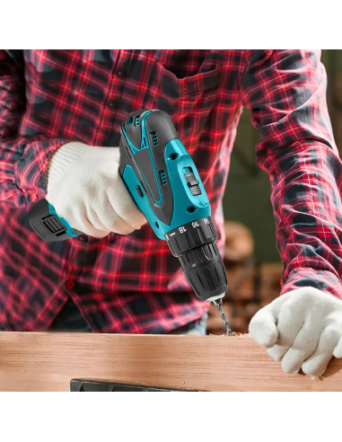 Taladro Atornillador a Batería 12V con Doble...