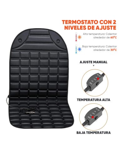 Cubreasiento Calefactable Universal con 2...