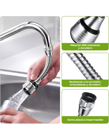 Rompigote Flexible Mezclador Grifo de Cocina...