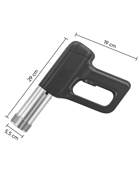 Máquina portátil eléctrica para pasta fresca, acero inoxidable, 5 moldes