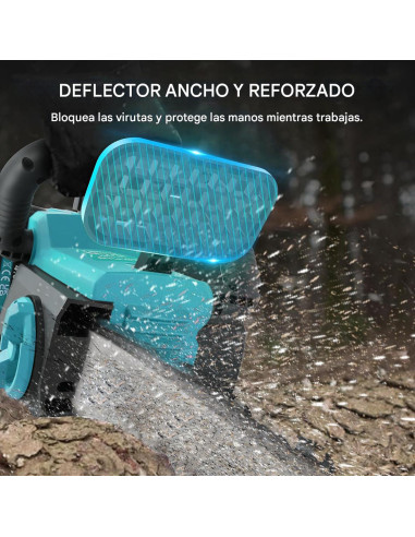Motosegadora a Batería 3980W 12 Pulgadas Doble...