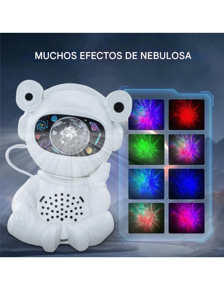 Proiettore Astronauta para Techo con Control Remoto Luz Nocturna con Bluetooth