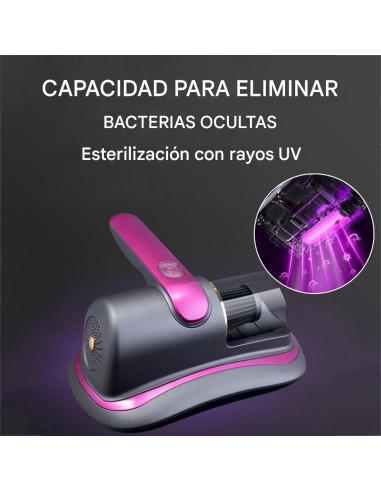 Aspiradora de Cama Sin Cable 100W Recargable...