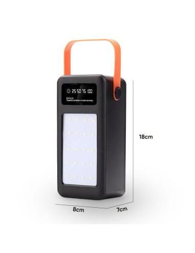 Power Bank 60000mAh Multifuncional con Luz de...