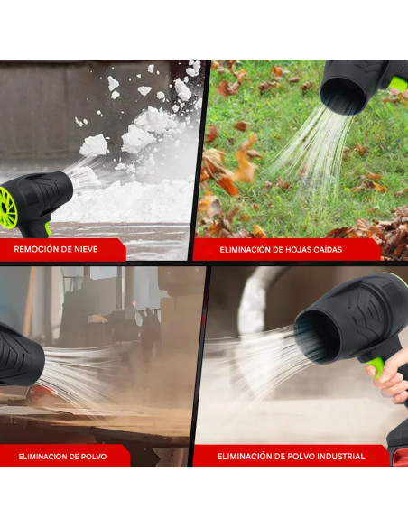 Soplador Turbo Aire Comprimido Eléctrico Inalámbrico Limpieza Polvo Autos