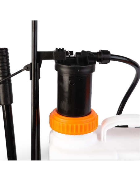 Pulverizador manual a mochila 16L con bomba y boquillas para jardín.