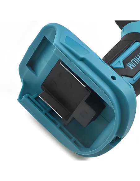 Sierra alternativa 48V, doble batería, 4 hojas, para poda madera y metal.