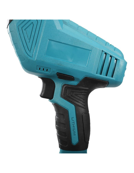 Sierra alternativa 48V, doble batería, 4 hojas, para poda madera y metal.