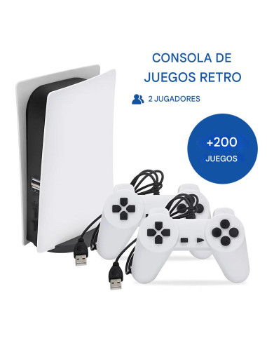 Consola Retro per TV con 200 Giochi Inclusi e 2...