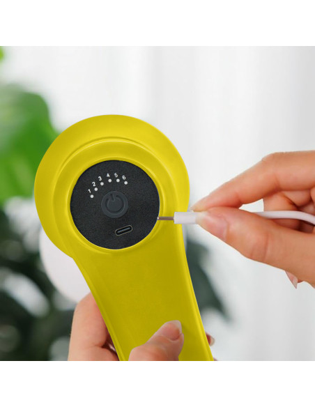 Masajeador Eléctrico para Cuerpo Recargable con 4 Cabezas y Vibración Ajustable