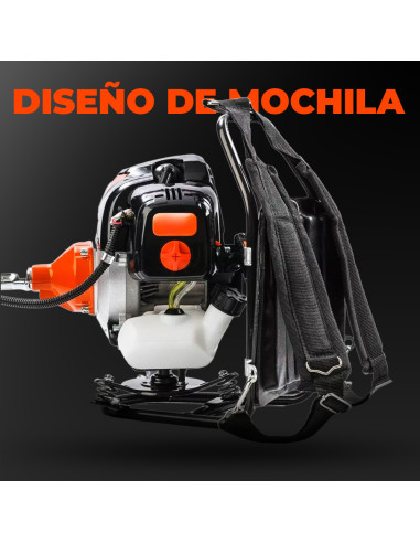 Desbrozadora de Mochila de Gasolina 52cc, de 2...