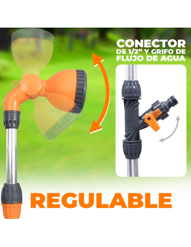 Ducha de jardín para exterior camping con...