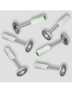 100 clavos manuales 7mm, remaches para hormigón y hierro. 2