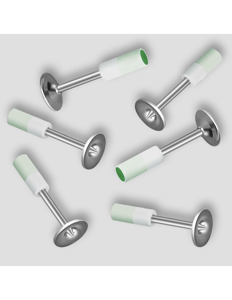 100 clavos manuales 7mm, remaches para hormigón y hierro.