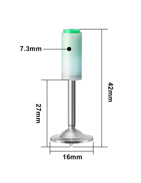 200 clavos manuales 7mm, remaches de metal para hormigón y hierro.