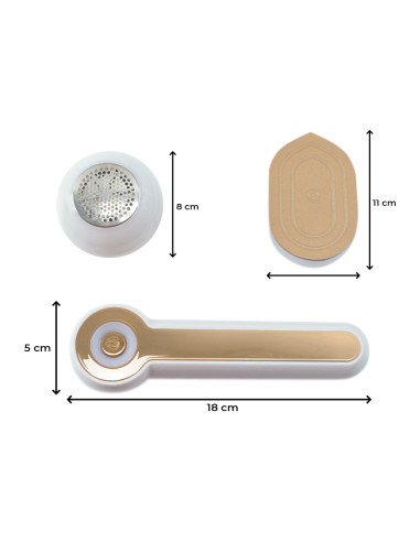 Mini plancha de viaje recargable 2 en 1 con...