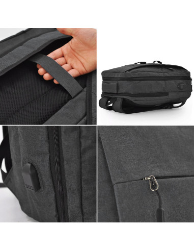 Mochila de viaje, equipaje de cabina, con carga...