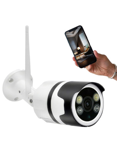 Cámara de seguridad 4K Wi-Fi, detección de...