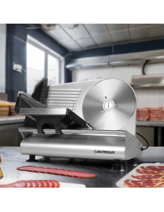 Máquina de cortar embutidos eléctrica Erice 150W cuchilla... 2