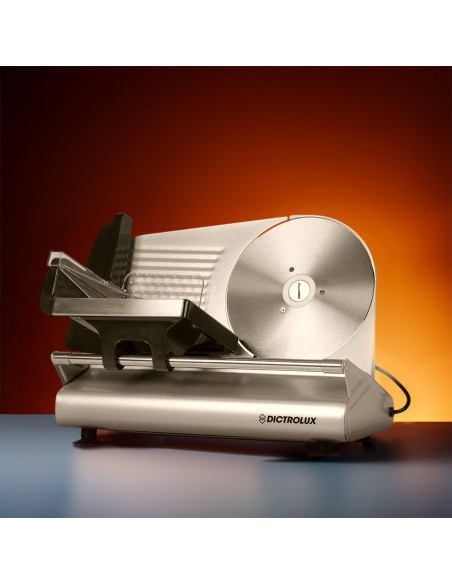 Máquina de cortar embutidos eléctrica Erice 150W cuchilla 22 cm grosor ajustable