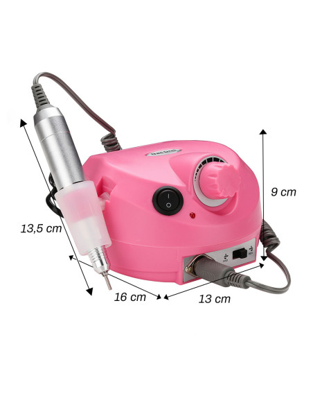 Limas para uñas profesional con pedal 35.000 rpm 5 puntas y velocidad regulable