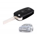 Carcasa para llave de coche con control remoto compatible con VOLKSWAGEN (2 botones)