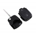 Carcasa para llave de coche con control remoto compatible con VOLKSWAGEN (2 botones)